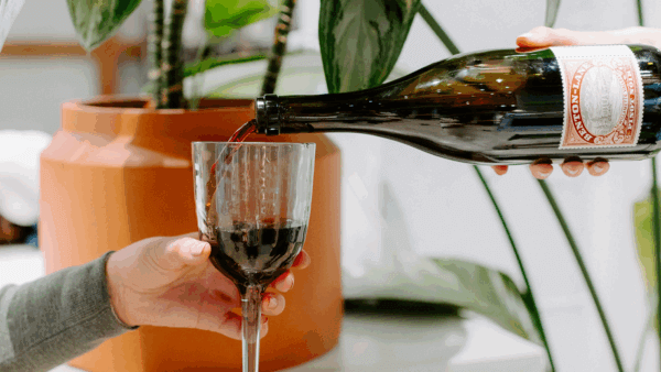 pouring a drink