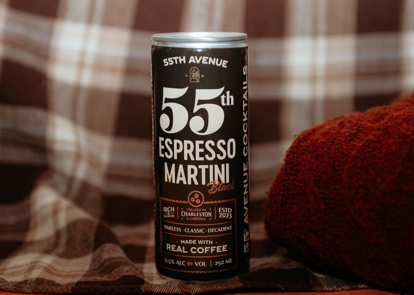 Espresso Martini Black 55th Avenue Cocktail Can